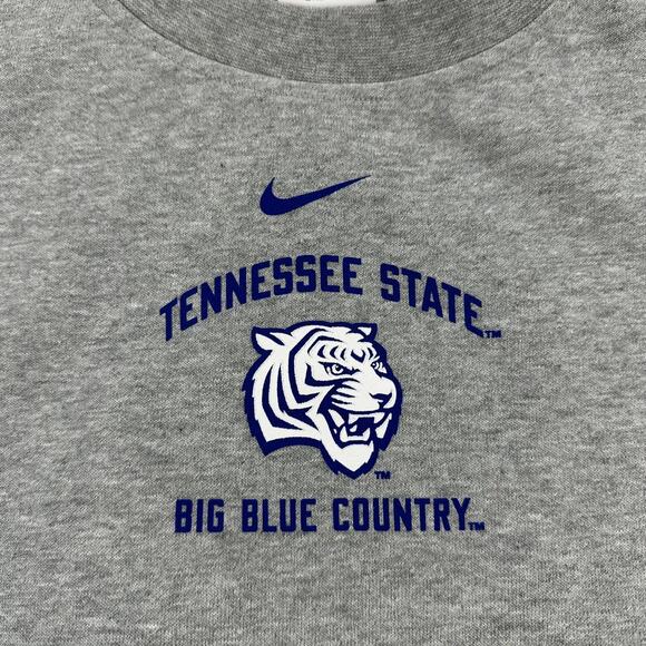 Tennessee State Tigers Shirt Mens Medium NCAA Basketball Nike Dri Fit Crewneck - Picture 3 of 13